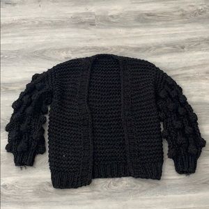Chicwish Black knitted cardigan!
